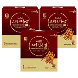 리담 고려 6년근 진홍삼 골드 60포 x 3개 (선물세트) Ridam Korean 6-Year Old Red Ginseng Gold 60 Packs x 3 (Gift Set)