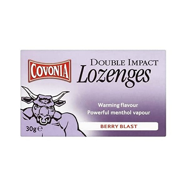 Covonia 30g Double Impact Lozenges Berry Blast