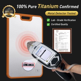 2 in 1 Pure Titanium Cutting Boards for Kitchen with Handle Meat Chopping Board Juice Groove Butcher Block Not Stainless Steel Wood Bamboo Extra Large Big Small Best Kitchen Counter Organic Vegetable