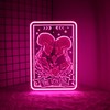 Whfobfe Skeleton Lover Neon Sign Led Neon Lights Neon Signs