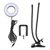 Ring Light 3.5 Inch Selfie Makeup Fill Light Double Bracket