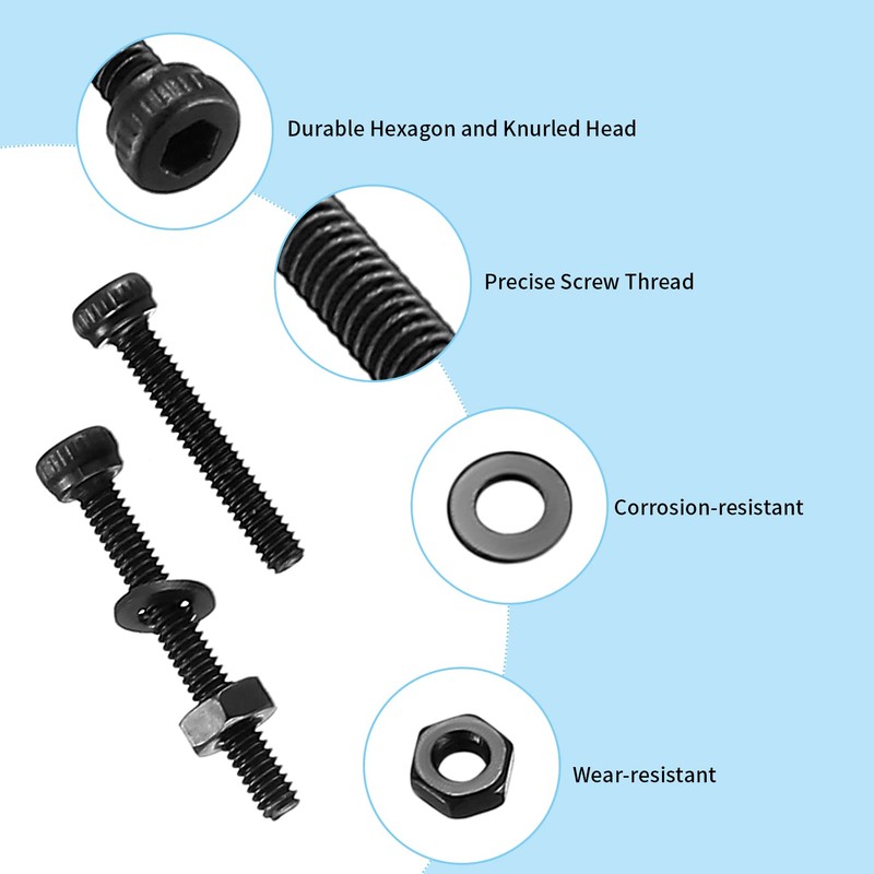 660 Piece M2 Screws Set, M2 Screws Nuts and Washers