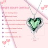 Love Heart Necklaces, Love Heart Angel Wings Pendant Necklace for