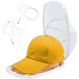 Lavadora de Sombreros de béisbol, Lavadora de Sombreros Plegable, Jaula de Limpieza para Lavadora o lavavajillas, 1 Pieza (Blanco)