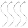 Stainless Flapper Replacement Adjustable-Flappers, Toilet Handle Chain Replacement Fits Most