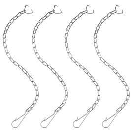 Stainless Flapper Replacement Adjustable-Flappers, Toilet Handle Chain Replacement Fits Most Toilet Flappers(4PCS)