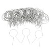 100 Pcs 11 Gauge Galvanized Steel Fence Ties fit for