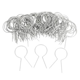 100 Pcs 11 Gauge Galvanized Steel Fence Ties fit for 1 5/8" Fence Posts, T-Post Metal Fence Wire, Convenient Fast Chain Link Fence Wire Ties