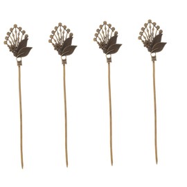 Healvian 4pcs Portable Cigar Tool Copper Needle for Unclogging Enhanced Airflow Accessory for to Improve Draw and