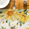 Artoid Mode Eucalyptus Sunflower Floral Summer Table Runner, Yellow Seasonal