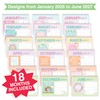 Small Desk Calendar 2026-2027 - Standing Flip Desk Calendars 2026,