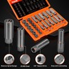 Deep Bolt Extractor Set,28 PCS Impact Bolt & Nut Remover