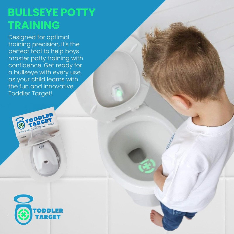 Toddler Target Adjustable Potty Toilet Target with Motion Sensor, Bullseye