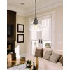 EAPUDUN 1-Pack Farmhouse Pendant Light, 1-Light Industrial Hanging Light Fixture