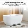 DLONE Linear Shower Drain | 24" AISI 304 Stainless Steel