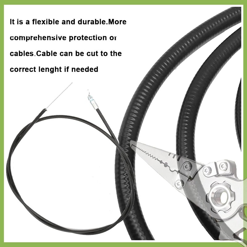 ZAMDOE Universal 56" Lawn Mower Throttle Cable Switch Assembly Control