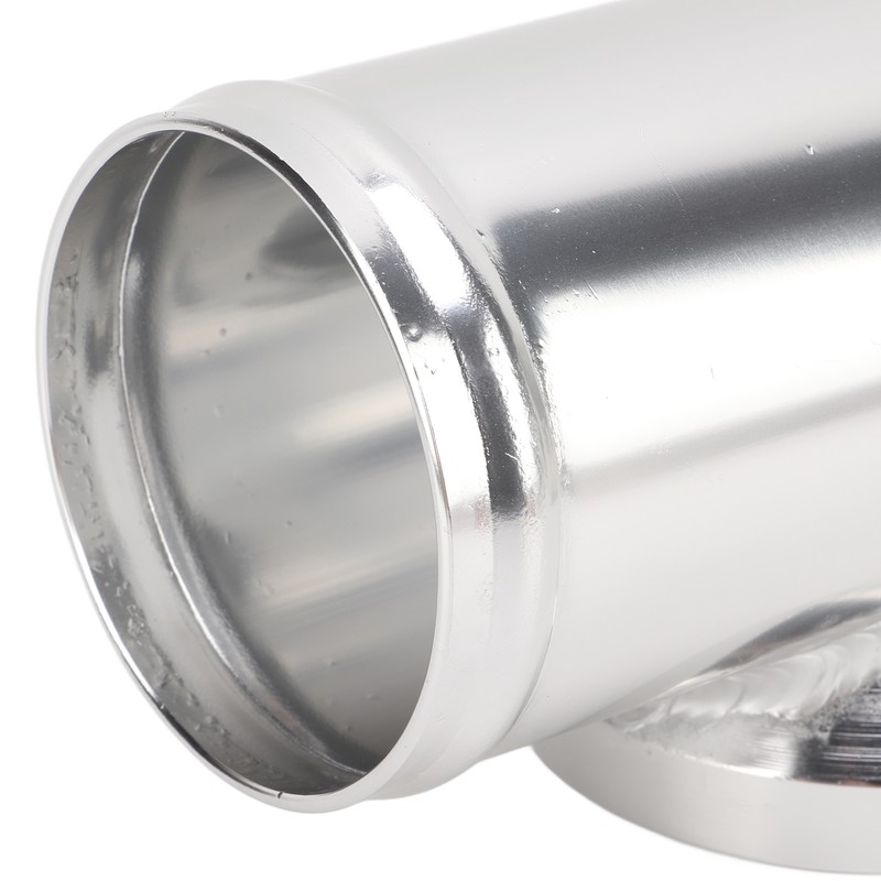 2.5in Blow Off Valve Flange Aluminum Alloy Silver Rustproof Universal