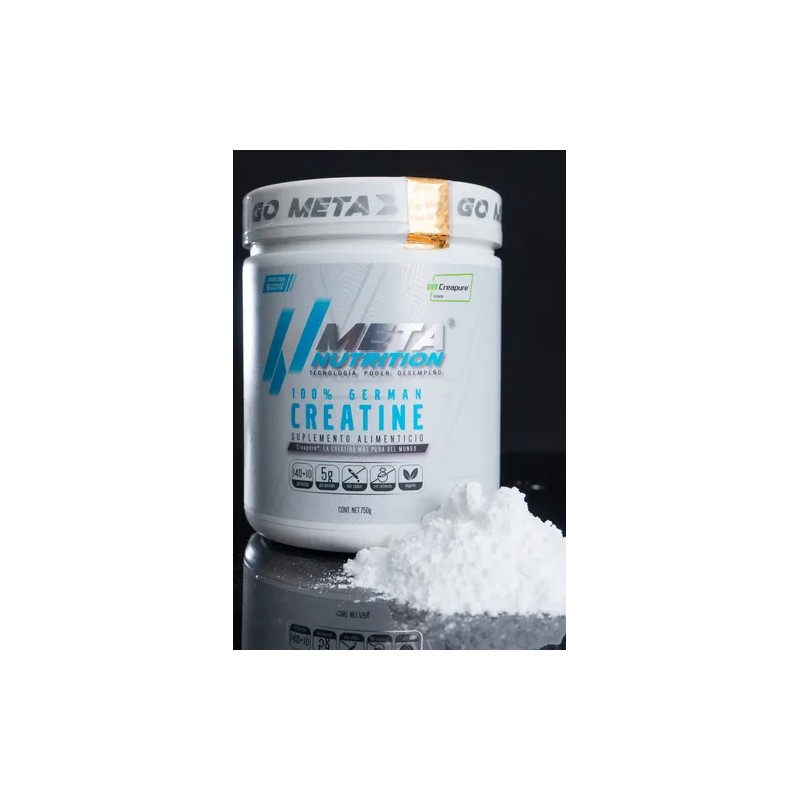Creatina Sello Creapure Meta Nutrition 750 Grs 150 Serv Sabor