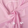 Satin Pillowcases with Zipper for Hair and Skin, Set of