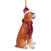 Design Toscano JH576303 Boxer Holiday Dog Ornament Sculpture, Multi-Color