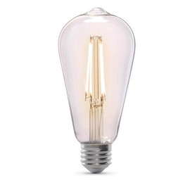 Feit Electric ST19 E26 (Medium) LED Dusk to Dawn Bulb Soft White 60 Watt Equivalence 1 pk