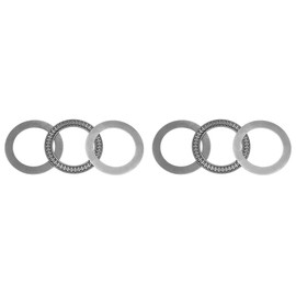 sourcing map AXK5578 Thrust Needle Roller Bearings with Washers 55mm Bore 78mm OD 3mm Width 2pcs
