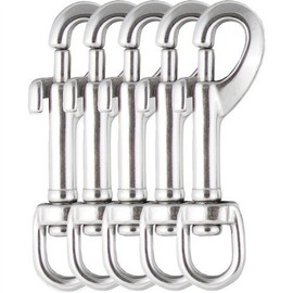 Dive Rite Stainless Steel Small Swivel Bolt Snap - 5-Pack