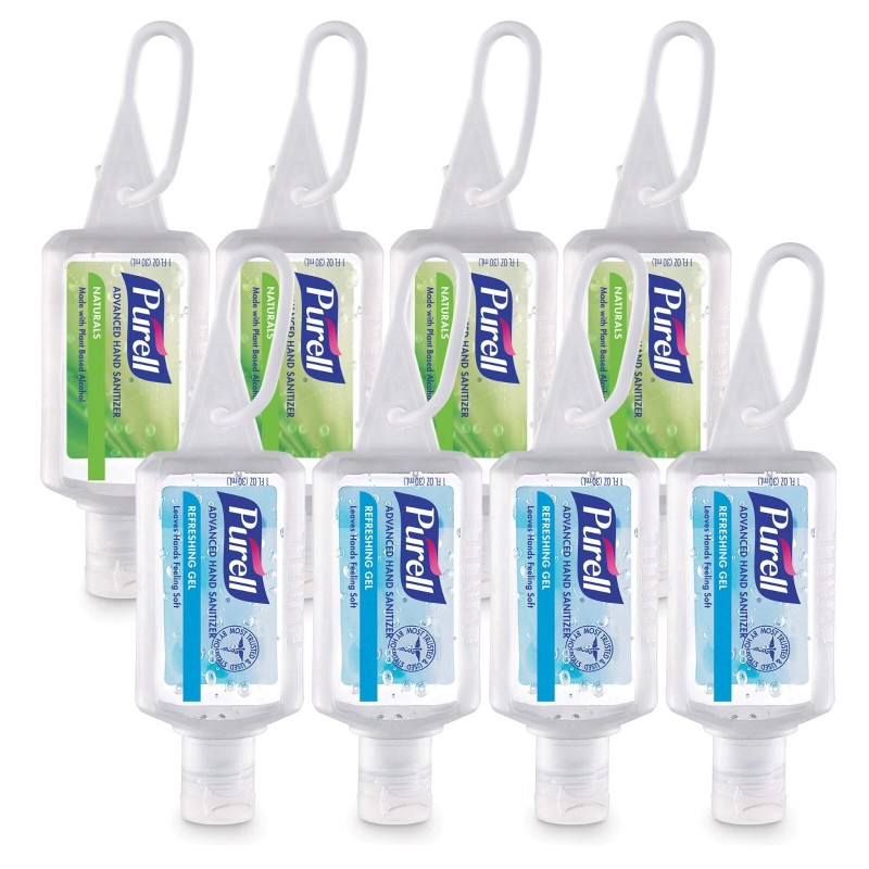Hand Sanitizer Variety Pack, Naturals and Refreshing Gel, 1 Fl
