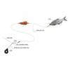 Black Cat U-float assembly for catfish fishing, 200 cm, dead