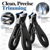 5-Piece Stainless Steel Toenail Clipper Set – Wide Jaw &