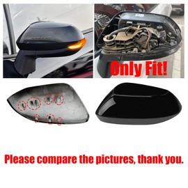 Car Rearview Mirror Cap Cover For Toyota Corolla 2019 2020 2021 2022 Side Mirror Cap (Pearl White, Left)