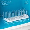 YouCopia StoreMore Expandable Pan and Lid Rack, 12.5"-22" Wide Adjustable