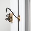 Jackloc Window and Door Restrictor Polished Brass