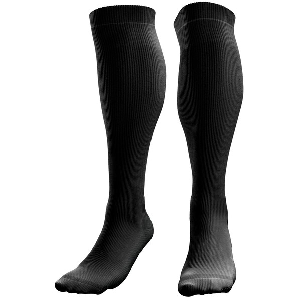 aZengear Compression Socks for Women Men (20-30 mmHg Class 2) Flight Air Travel, Calf Shin Support Stockings, DVT Sport, Running, Flying, Nurses, Pregnancy, Circulation, Skiing - S/M