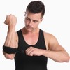 Elbow Band Tennis Squash Golf Elbow Protector Brace Black 2ea