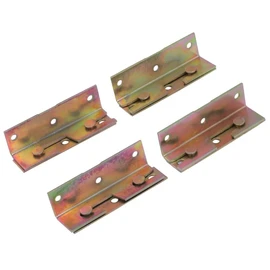 Bed Hinges Bed Rail Bracket Screw Mount Snap Connector Bed Rail Hooks 4pcs