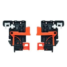Salice A750.010, Left/Right 6-Way Adjustable Clip for Futura Undermount Drawer Guides, 1-Pair, Black
