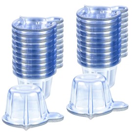 200 Pcs 40 ML Plastic Disposable Urine Collection Cups Plastic Urine Specimen Cups with Handle Urine Collection Cups for Families or Hospitals