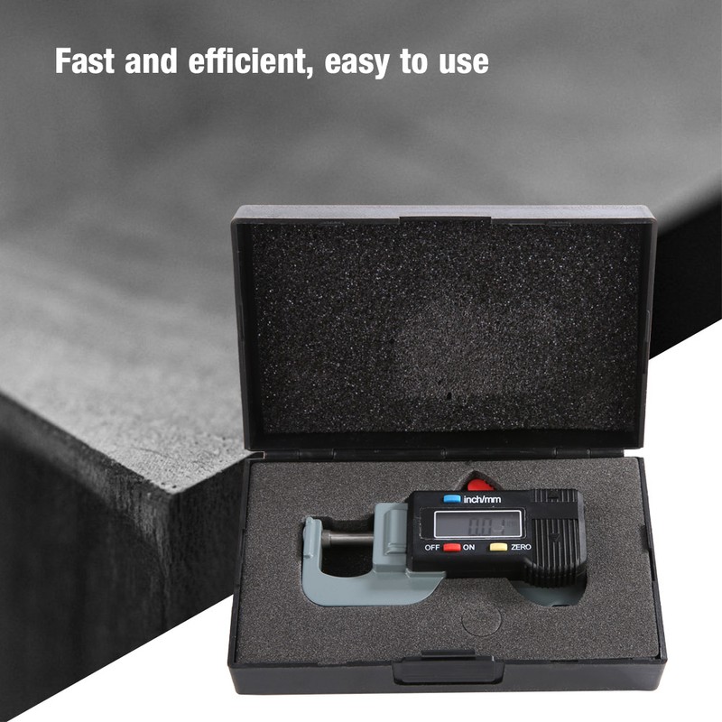 Digital Thickness Gauge Metal Horizontal Electronic Thickness Micrometer Jewelry Pearl