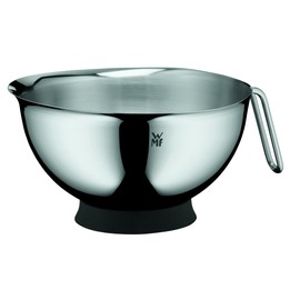 WMF Function Bowls Rührschüssel 1,25l, Schüssel 20 cm, Cromargan Edelstahl poliert, spülmaschinengeeignet, stapelbar