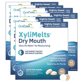 Oracoat XyliMelts for Dry Mouth - Mint-Free (240 discs) by Xylimelts