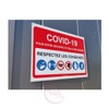 AUA SIGNALETIQUE - Panneau Signalisation : Gestes Barrières et Consignes