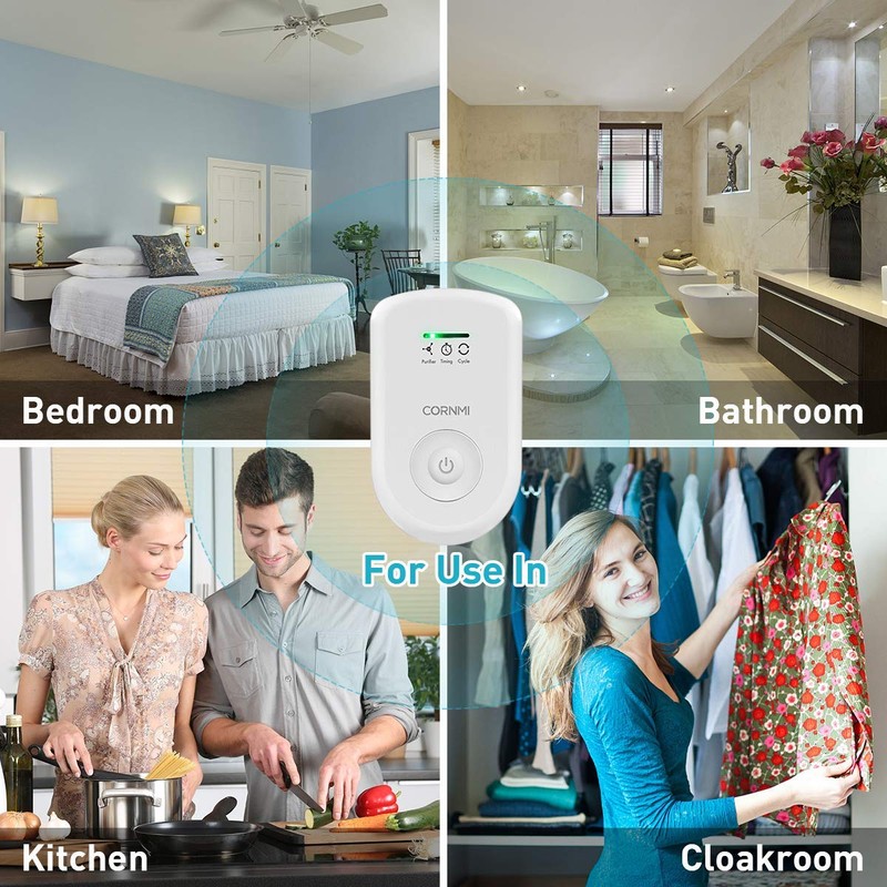 Air Purifiers Plug in Wall for Home, Small Odor Eliminator丨Ozone