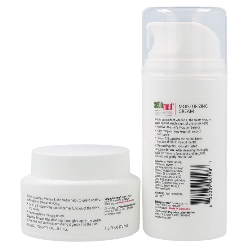 SEBAMED Moisturizing Face Cream 2.6 Fluid Ounces (75mL) and Moisturizing