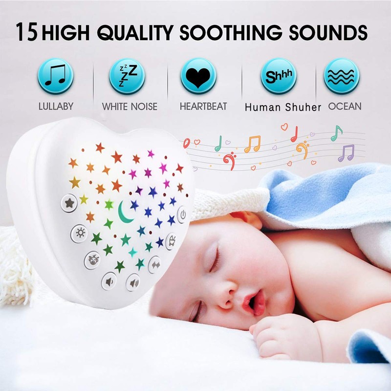 BEREST A13 White Noise Machine & Baby Sleep Soother with
