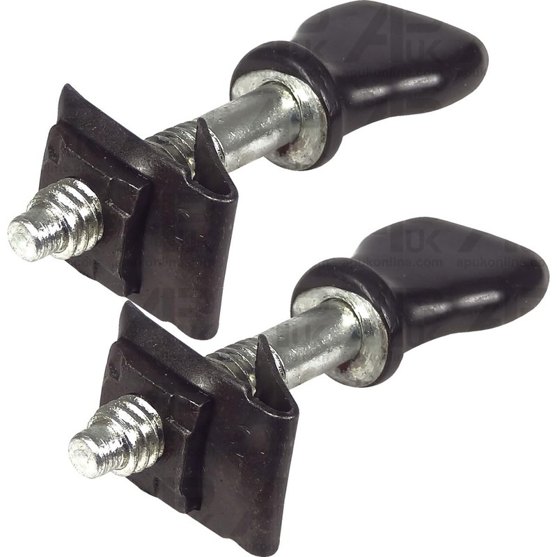 APUK 2x Grille Screw & Clips Replacement for Ford 2000