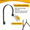 Wrought Iron 9'' Triangle Dinner Bell with Hanger & Call