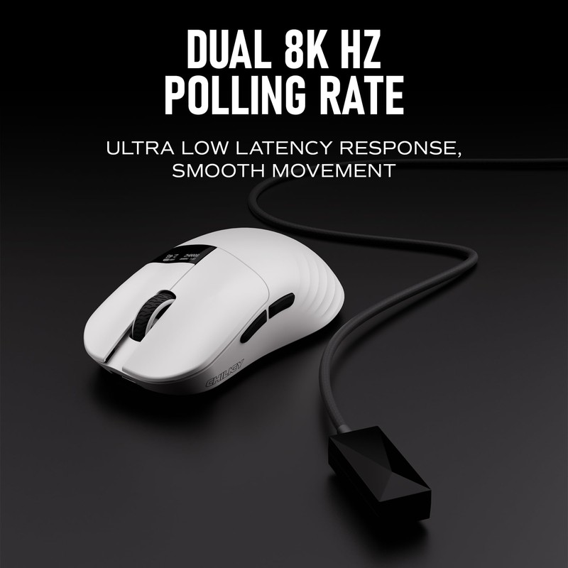 OOCTPK Chilkey Glacier LW 8K M Wireless Gaming Mouse with