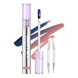 Tatuaje de delineador de labios mate para labios, color rosa nude, máscara de labios líquidos, para mujeres, de larga duración, impermeable, tinte de 