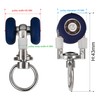 YXHOMME Curtain Track Rollers Curtain Mute Wheel Rollers Hook Pulley